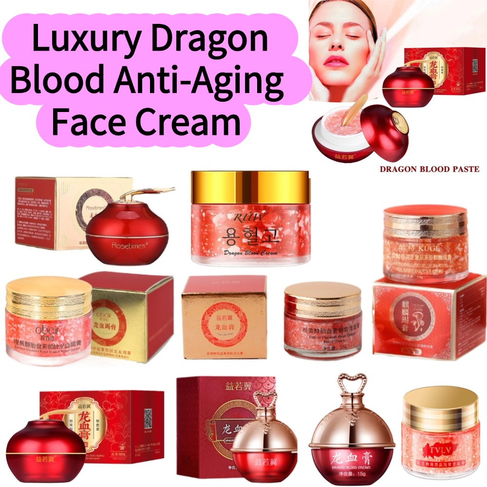 Luxury Skincare Anti Aging - Luxuriöse Drachenblut Anti-Aging Gesichtscreme mit Retinol-Extrakt