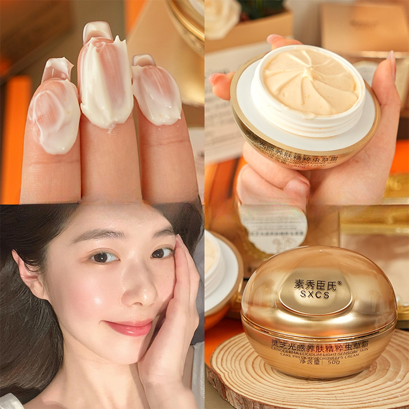 Luxury Skincare China - Reishi-Pilz Cordyceps Luxus-Gesichtscreme Aufhellende Feuchtigkeitspflege Hydratisierende
