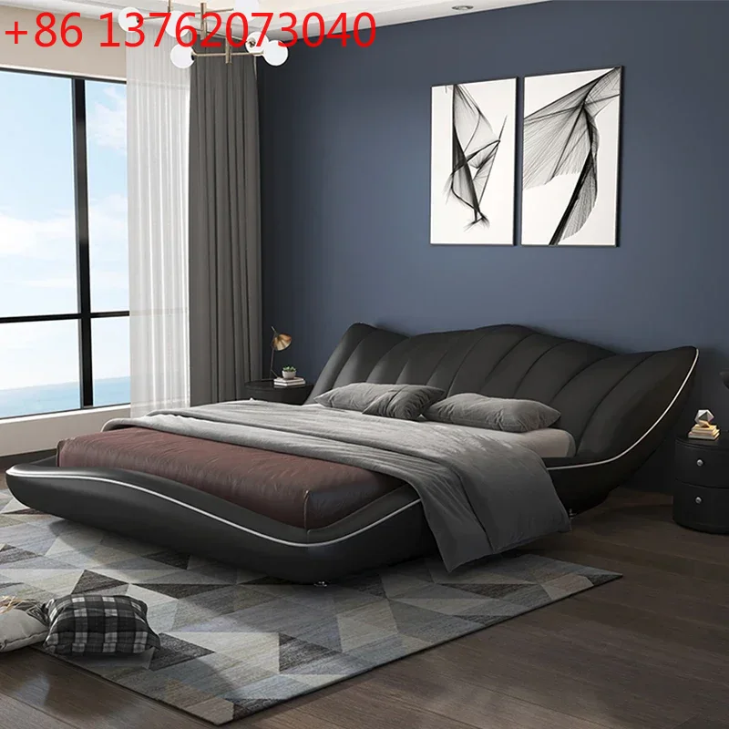 Luxury Skincare China - Sun Black Design Doppelbett Luxuriöses Einfaches