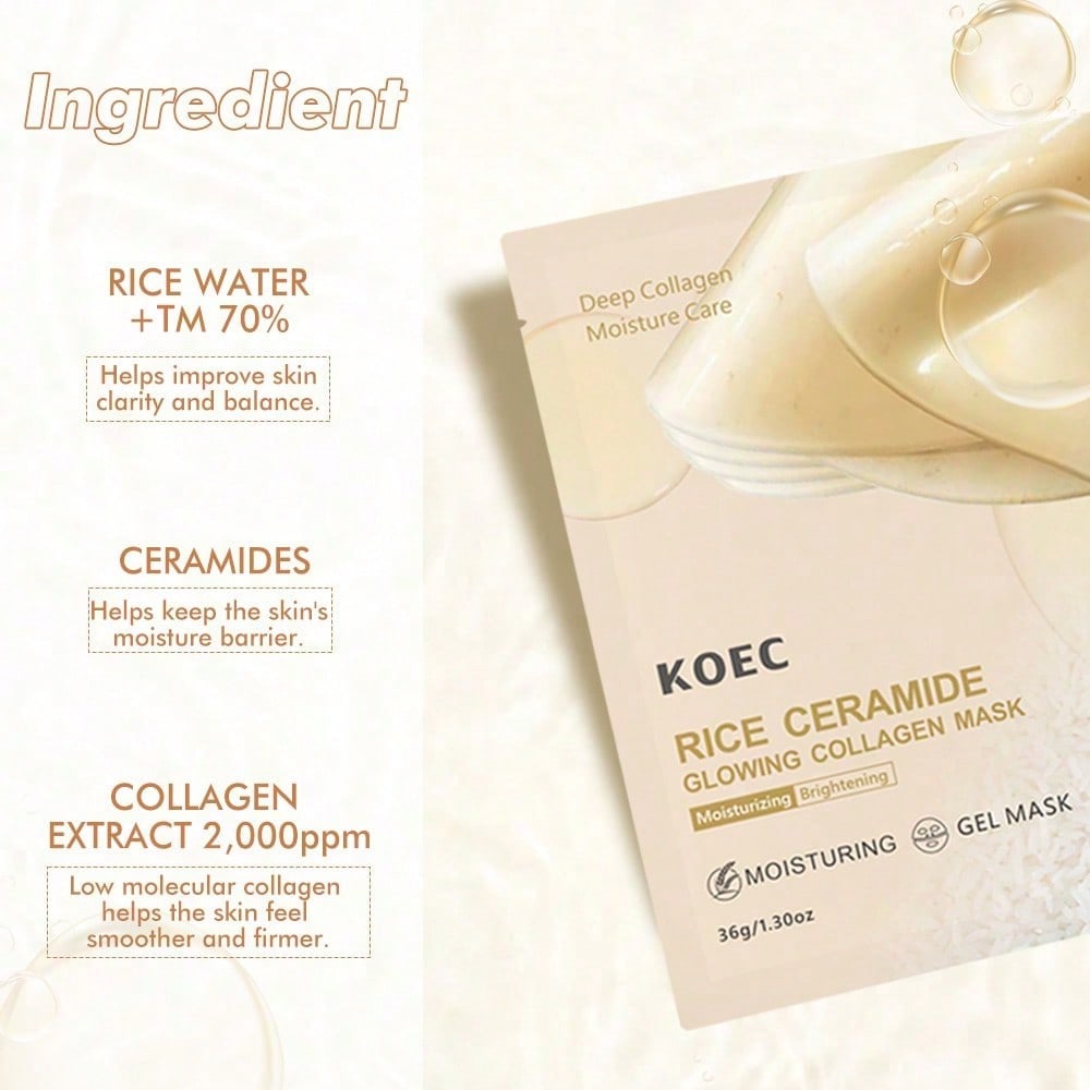 Rice 70 Glow Collagen Mask Ove – Luxury Skincare Anti Aging Bewertung und Preis