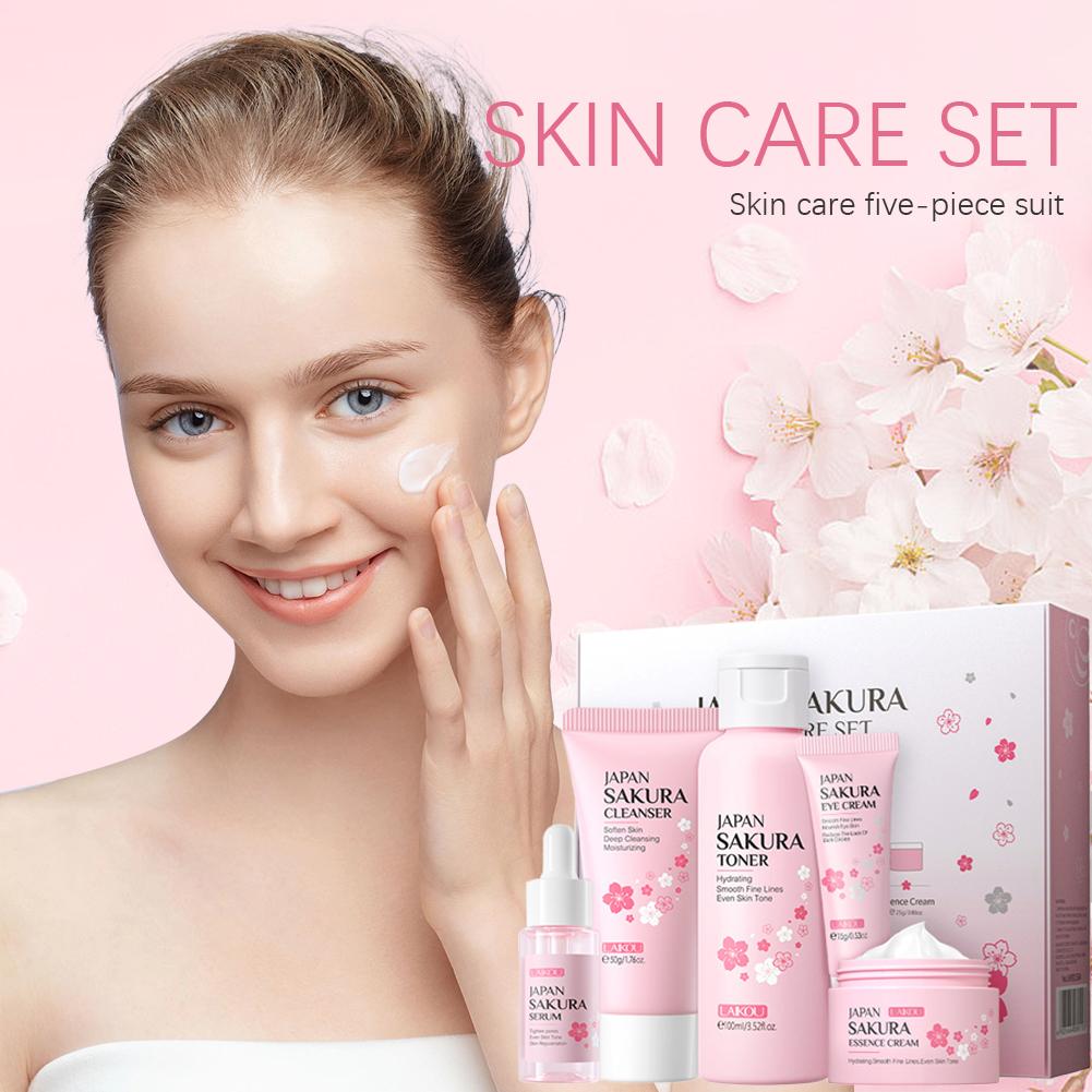 5/3 teile/satz Sakura Hautpfle – Luxury Skincare Set Bewertung und Preis