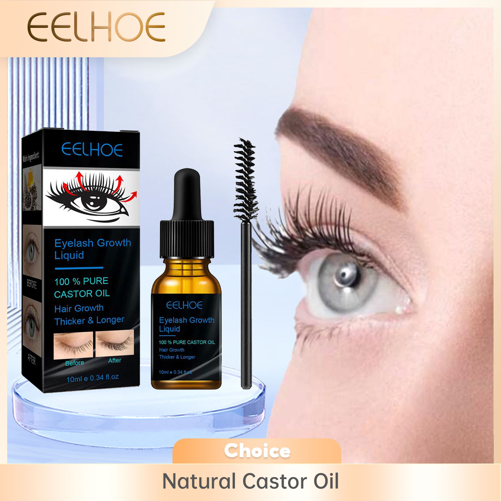 Rizinusöl Wimpernwachstumsseru – Epidermal Growth Factor Bewertung und Preis